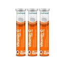 nutrazul 비타민 C 1000mg Effervescent 정제, VIT C 보충은 면역 기능, 글루텐 자유로운, Lactose 자유로운, 설탕 자유로운, 보존 자유로운, 주황색 풍미, 20의 조사, 3의 팩을 유지하는 것을 돕습니다