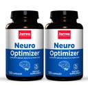 Jarrow Formulas Neuro Optimizer - 120 캡슐, 2 팩 - 두뇌 건강 및 산화 방지제 지원 - 포함 7 Neuro Nutrients - 글루텐 무료 - 60 총 서빙