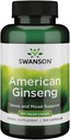 Swanson 프리미엄 브랜드 미국 인삼 550 밀리그램 100 캡슐