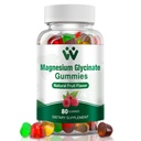 마그네슘 글리세린 Gummies 400 Mg, L-Threonate, 칼슘 & 비타민 B6+D3, 80 조사 마그네슘 글리세린 거미 혼합 과일 풍미를 가진 아이와 성인을 위한 설탕 자유로운 마그네슘 구미