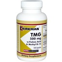 TMG (Trimethylglycine) 500 mg w/Folinic 산 & B12 캡슐 - Hypo 120 캡슐
