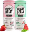 Antacid Chewable 정제는 효과적인 Heartburn와 즉시 산 Indigestion 기복, 최대 힘 (Strawberry Milkshake & Watermelon Mint)를 묶습니다
