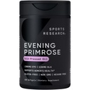 스포츠 연구® 저녁 Primrose 오일 1300mg, 120 캡슐 - 10 % GLA, 냉간 압력, 글루텐 & 콩 무료