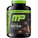 MusclePharm 전투 단백질 분말, 초콜렛 밀크 풍미, 생산적인 운동을 위한 연료 근육, Whey Protein Isolate & Egg Albumin를 포함하여 5개의 단백질 근원, 글루텐 자유로운, 4.2 lb, 52의 서빙