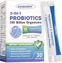 여성 및 남성을위한 Probiotics - 100 억 플러스 소화 효소 및 Prebiotics, 가장 높은 효능 3-in-1 소화 건강을위한 완전한 Probiotics, 면역 지원