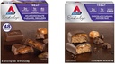 Atkins Endulge 우유 초콜릿 카라멜 광장 48 카운트 & 초콜릿 카라멜 Mousse Bars 5 카운트 번들