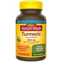 Nature Made Extra Strength Turmeric Curcumin with Black Pepper, 1000mg Turmeric Extract per 서빙 (95% Curcuminoids 표준), 건강한 염증 응답, 60 채식 캡슐 지원
