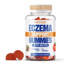 Sugar Free Eczema Treatment Gummies - 미국 Made - 50 + 비타민 & Probiotics for Clear, Hydrated Skin - Soothes Itching, Calms Redness & Boosts 피부 건강 (60 Gummies)