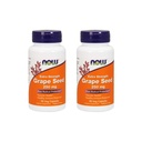 NOW 식품 포도 씨앗 추출물 250mg, 90 Vcaps - (팩 2)