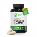 건강한 Gut HoloZyme 최대 힘 소화 효소 | Inulinase, Amyloglucosidase & Invertase for FODMAP 서포트 | Protease, Amylase & Lactase for Bloating, Gas & Indigestion | 90 서빙