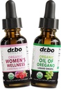여성 및 Oregano 오일 유기 액체 드롭에 대한 호르몬 균형 - Women's Wellness Organic Hormonal Balance & Menstrual Cramp Period Support - Oregano Drops Tincture Extract Cleanse Detox의 오일