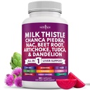 새로운 AGE 우유 이틀 NAC Chanca Piedra Beet 뿌리 Artichoke Dandelion 뿌리 Astragalus - 플러스 TUDCA & Ginger - 60 조사