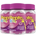 Pepto Kids Gummies, 도움은 Occasional Upset Stomach, 산성 Indigestion, Sour Stomach 및 Heartburn, 72 합계 (3 팩 24)를 믿을 수 있습니다