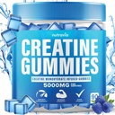 Creatine Gummies는 남자와 여자를 위한 5g Creatine Monohydrate로 주입해, 힘, 내구시간, 근육 Instantized Creatine, Micronized 청결한 HCL에 의하여 균형을 잡은 Creatina Monohidratada en Polvo (90 Gummies)