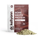 Kellyann Keto Bone Broth Protein Powder Chocolate - Protein 21g, 2g Net Carbs - Grass Fed Hydrolyzed Collagen - Sugar, 글루텐 및 Dairy Free, Paleo, Keto Protein Shakes (30 서빙)
