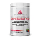핵심 영양 녹색 | 프리미엄 Superfood Reds & Greens Blend | 5억 CFU Probiotics, Digestive Enzymes, & Antioxidants | 30 인분(베리 블리스)