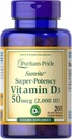 비타민 D3 50mcg (2,000 IU) Immune 건강과 건강한 뼈와 치아 200 Softgels의 지원을 위한 Puritan의 Pride에 의하여 Bolsters 면역성 건강
