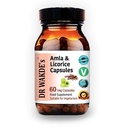 DR WAKDE의 Amla & Licorice 캡슐 (60 Veg 모자, 산 Indigestion, Ayurvedic 보충, Vegan, 초본, 영국에서 만든 모든 자연)
