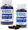 오메가 369 1000 mg 100 및 60 Softgels 번들 - 트리플 오메가 3-6-9 플럭스 씨 오일 보충제 - Flax 씨 오일 오메가 3 6 9 캡슐 에센셜 지방산 - 지원 심장 및 순환 건강 *