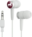GRAPHICS & 더 말 Silhouette 야생 Mane Trotting Maroon Novelty in-Ear Earbud 헤드폰 - 화이트