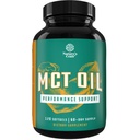 C8 MCT 기름 Softgels - 몸 조각을 위한 Caprylic/Capric Triglycerides를 가진 중간 사슬 Triglyceridsids MCT 코코넛 기름 보충교재, 강화된 에너지 & 체력 - 체중 감소를 위한 Keto 보충교재 - 120 Ct