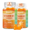 성인 & 아이를 위한 비타민 B1 Gummies 100mg, 600mg 칼슘을 가진 Thiamine B1 보충교재, Nervous 체계 지원 & 부스트 에너지, 주황색 풍미, 비 GMO, Vegan, 120 Chewable Gummies