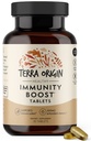 TERRA ORIGIN 면역 지원 보충교재 | 비타민 C, D3, 아연, 셀렌, 심황, Echinacea, 생강 및 BioPerine와 Andrographis | 매일 면역 부스터 및 산화 방지제 혼합 | 30 정제
