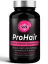 VWS Biotin 10,000 mcg 규정식 보충교재 w/Zinc & Selenium는 더 두꺼운 머리 성장을 승진시키기 위하여, 더 강한 못 & 여자와 남자를 위한 건강한 피부, 120 Vegan 캡슐